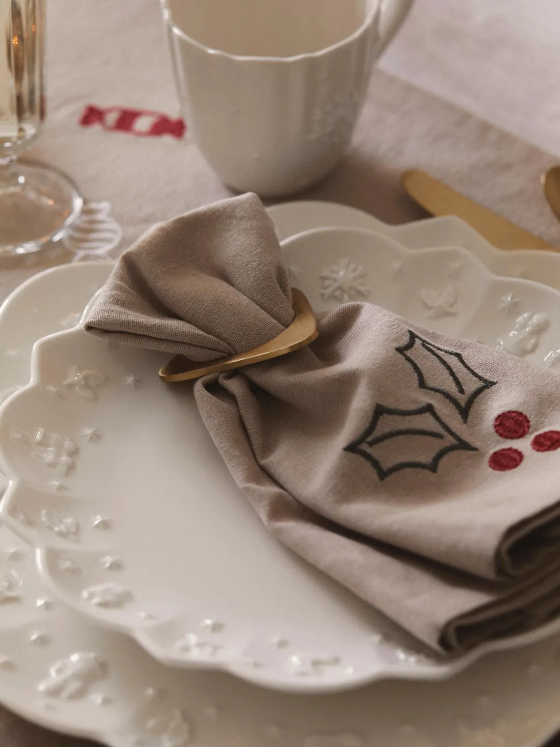 Clearance Broste Copenhagen Serviettes de table Bomuld, 4 élém.