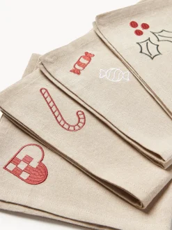 Clearance Broste Copenhagen Serviettes de table Bomuld, 4 élém.