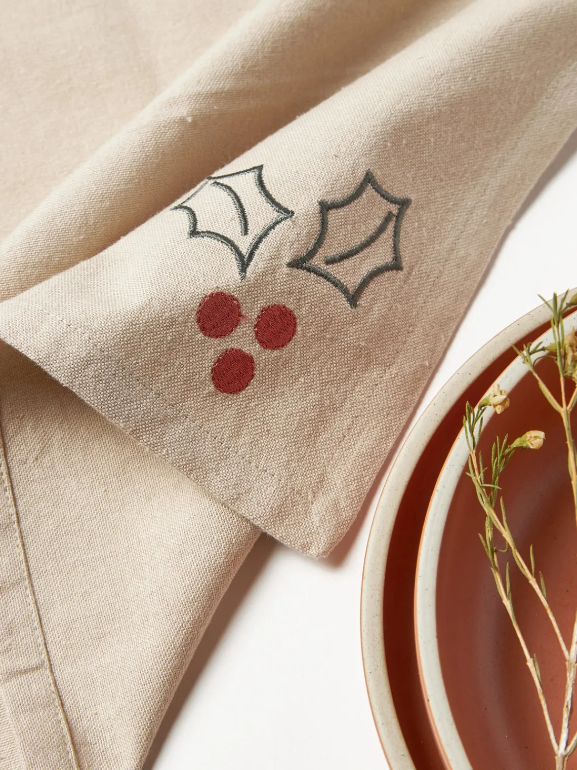 Clearance Broste Copenhagen Serviettes de table Bomuld, 4 élém.