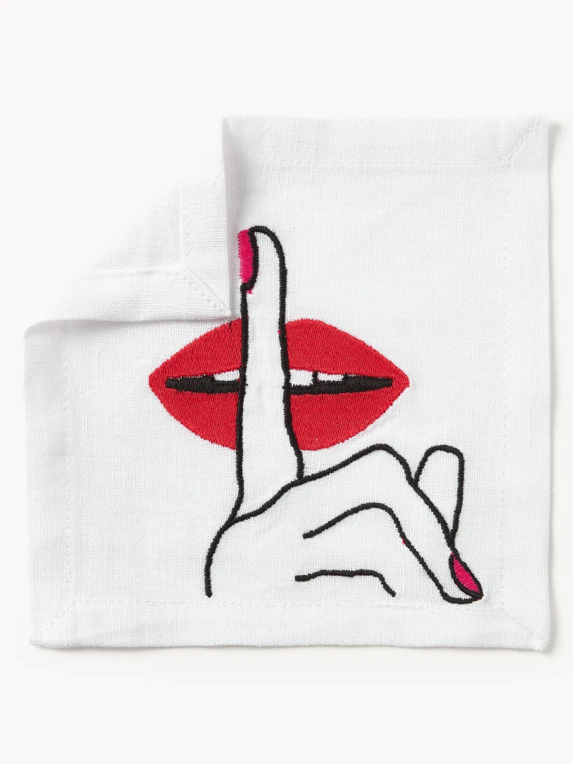 Sale Jonathan Adler Serviettes de table Lips, 4 élém.
