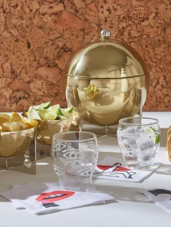 Sale Jonathan Adler Serviettes de table Lips, 4 élém.