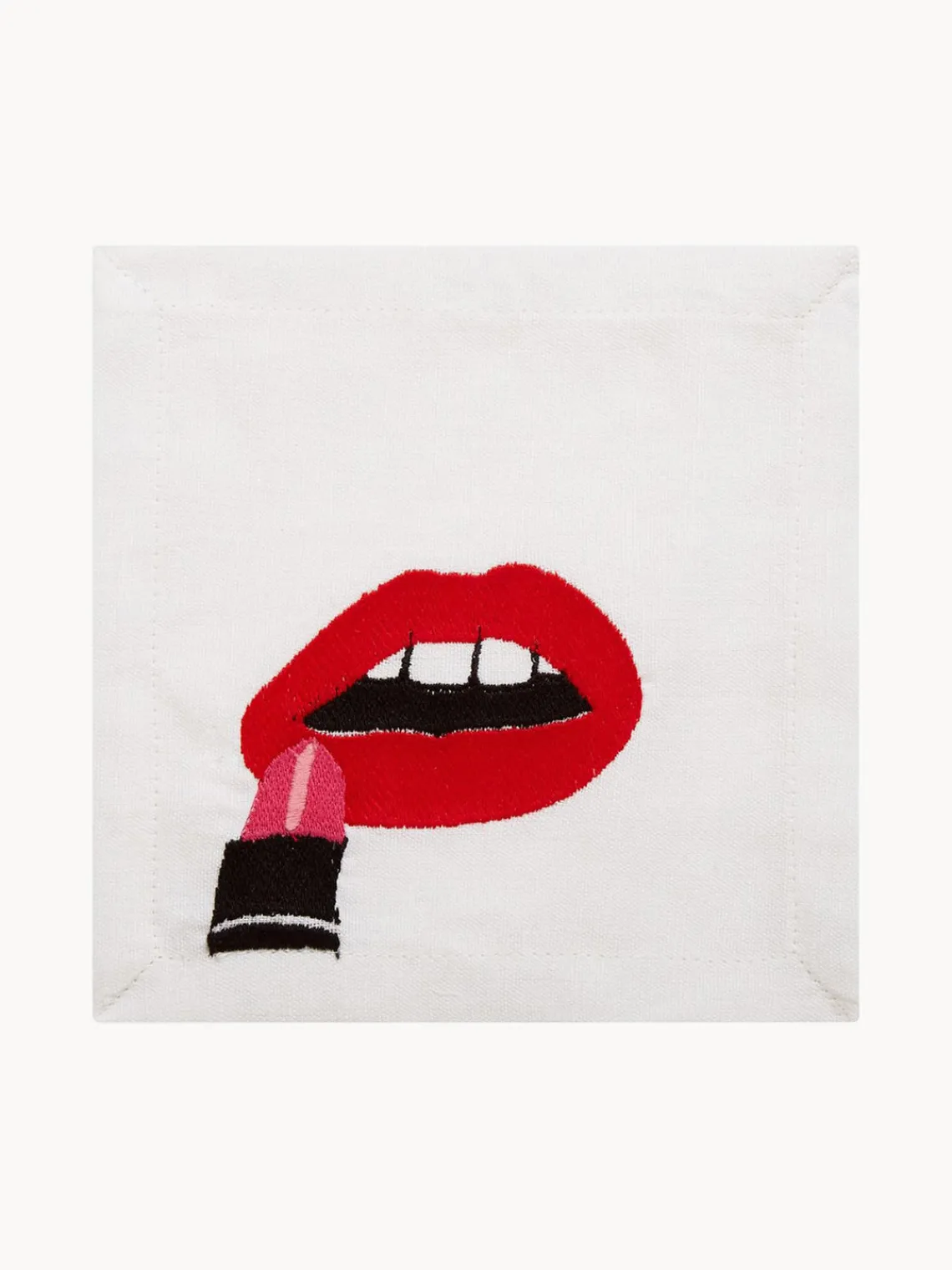 Sale Jonathan Adler Serviettes de table Lips, 4 élém.