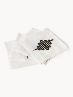 Hot Jonathan Adler Serviettes de table Snake, 4 pièces