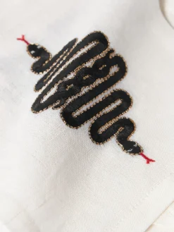 Hot Jonathan Adler Serviettes de table Snake, 4 pièces