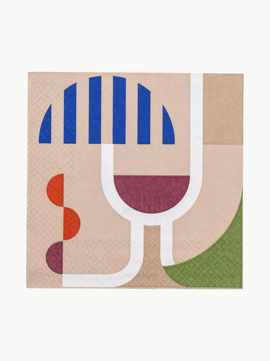 Sale Bloomingville Serviettes de table Wine, 20 pièces