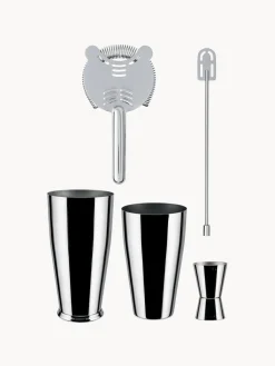 Hot ALESSI Set à cocktail en acier inoxydable Lunar Eclipse, 5 élém.