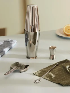 Hot ALESSI Set à cocktail en acier inoxydable Lunar Eclipse, 5 élém.