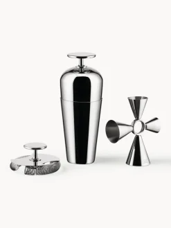 Sale ALESSI Set à cocktail en acier inoxydable Parisienne, 3 élém.