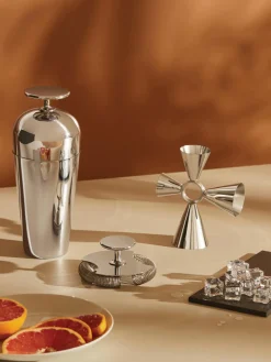 Sale ALESSI Set à cocktail en acier inoxydable Parisienne, 3 élém.