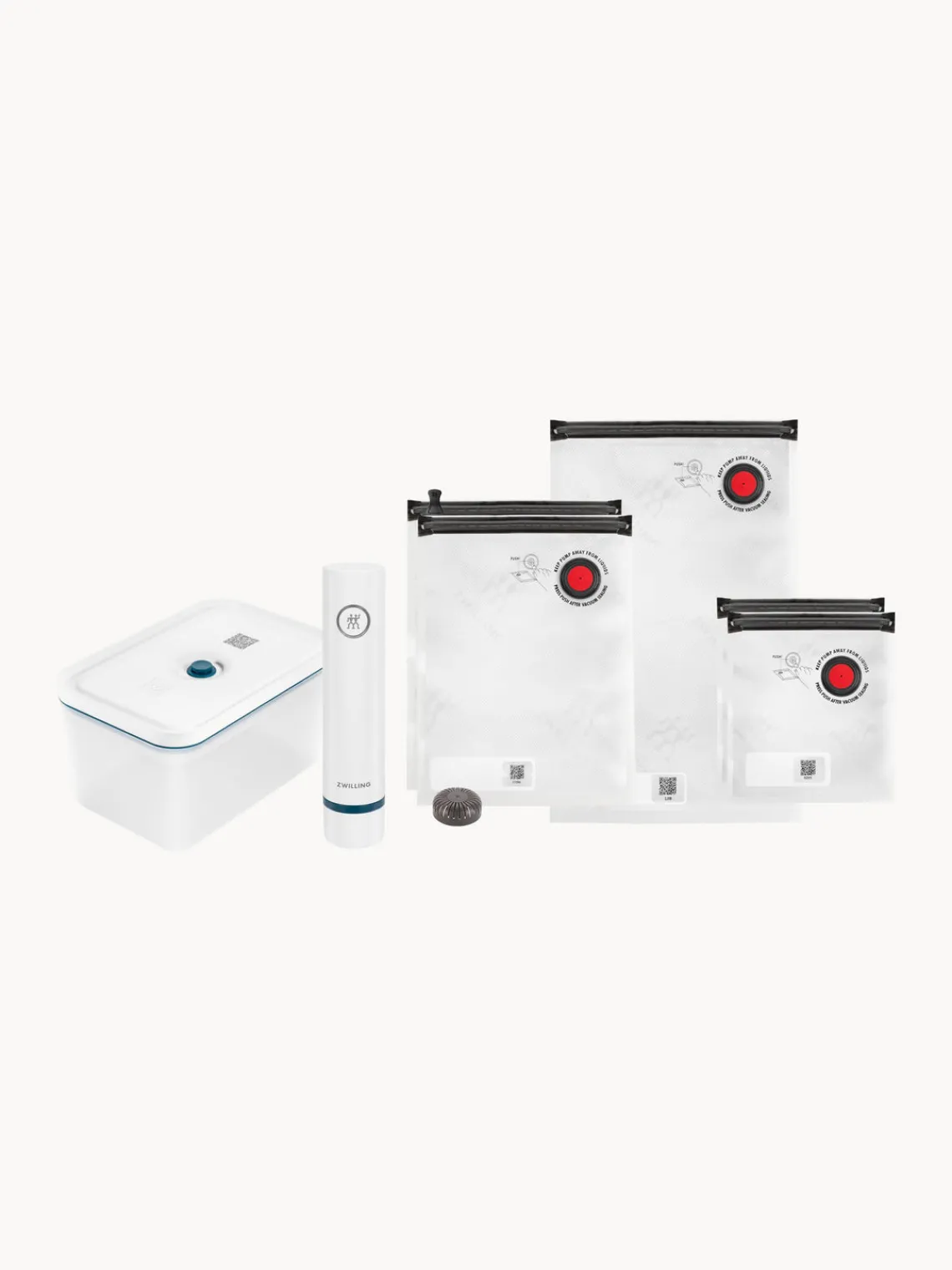 Outlet ZWILLING Set débutant sous vide Fresh & Save, 7 élém. Boîte en plastique