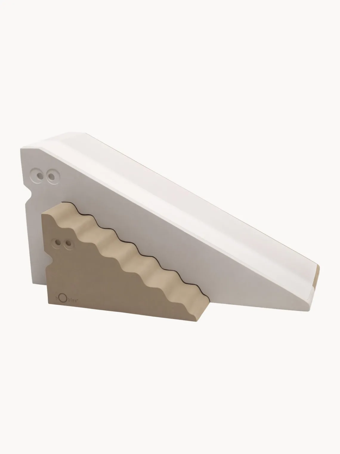 Outlet bObles Set de glisse et d'escalade Dino, 2 élém. Beige, blanc cassé