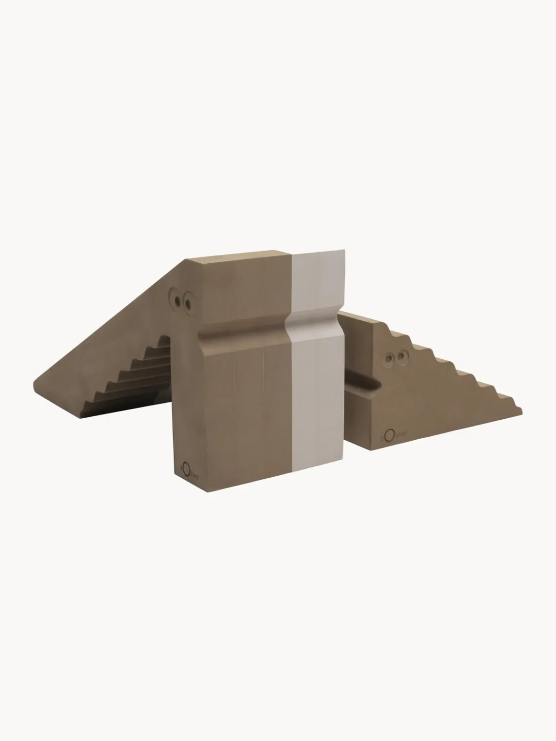 Outlet bObles Set de glisse et d'escalade Dino, 2 élém. Beige, blanc cassé