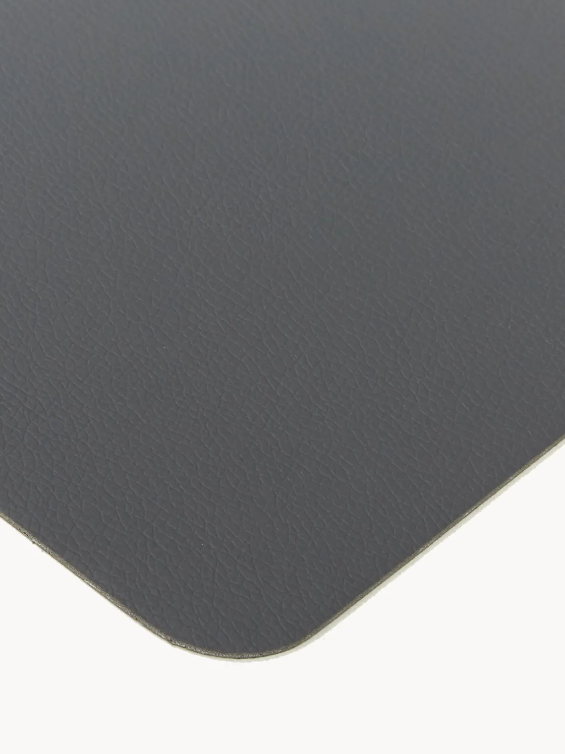 Online ASA Selection Sets de table en cuir synthétique Pik, 2 pièces Gris foncé