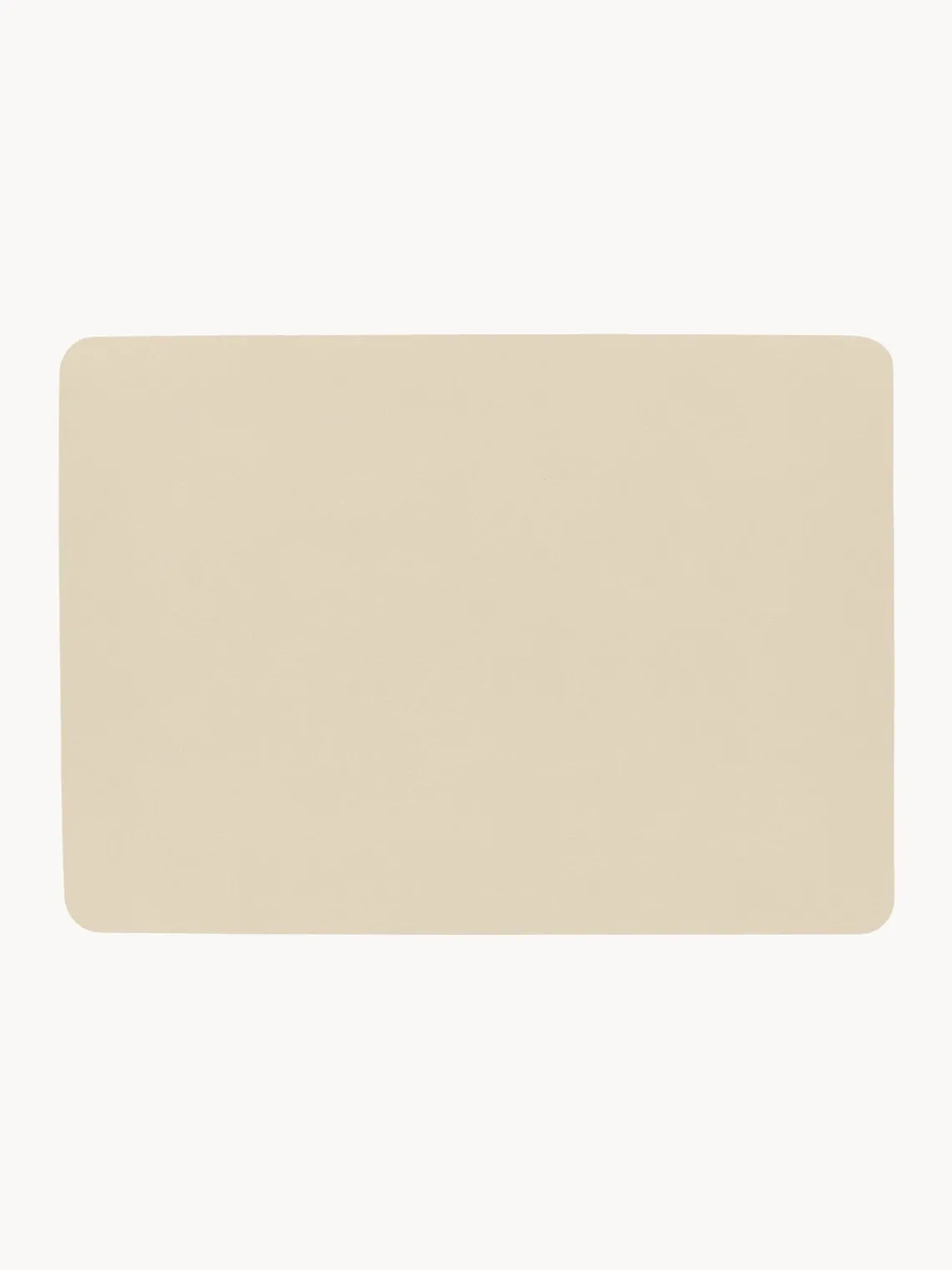Outlet ASA Selection Sets de table en cuir synthétique Pik, 2 pièces Beige clair