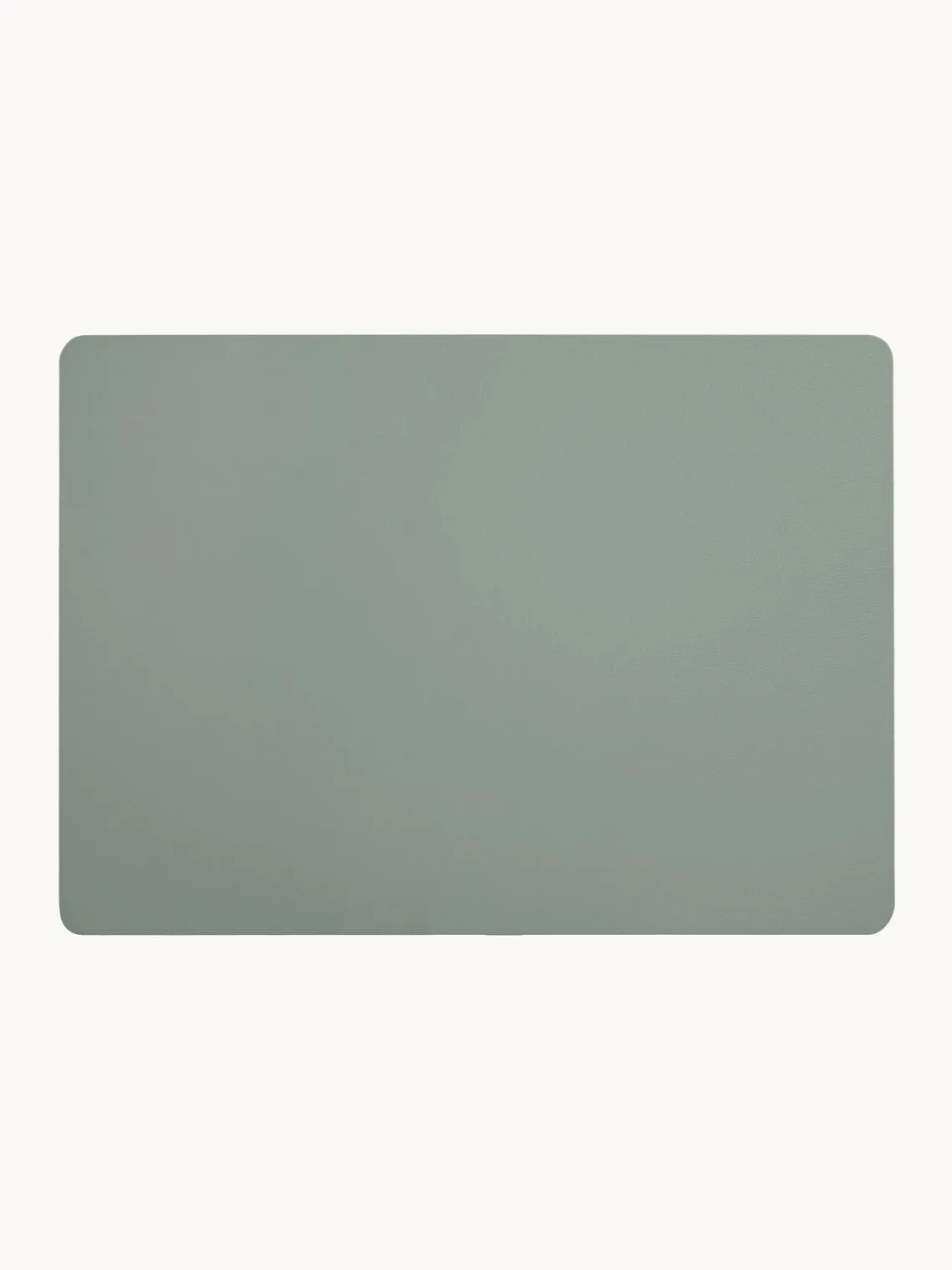 Fashion ASA Selection Sets de table en cuir synthétique Pik, 2 pièces Vert sauge