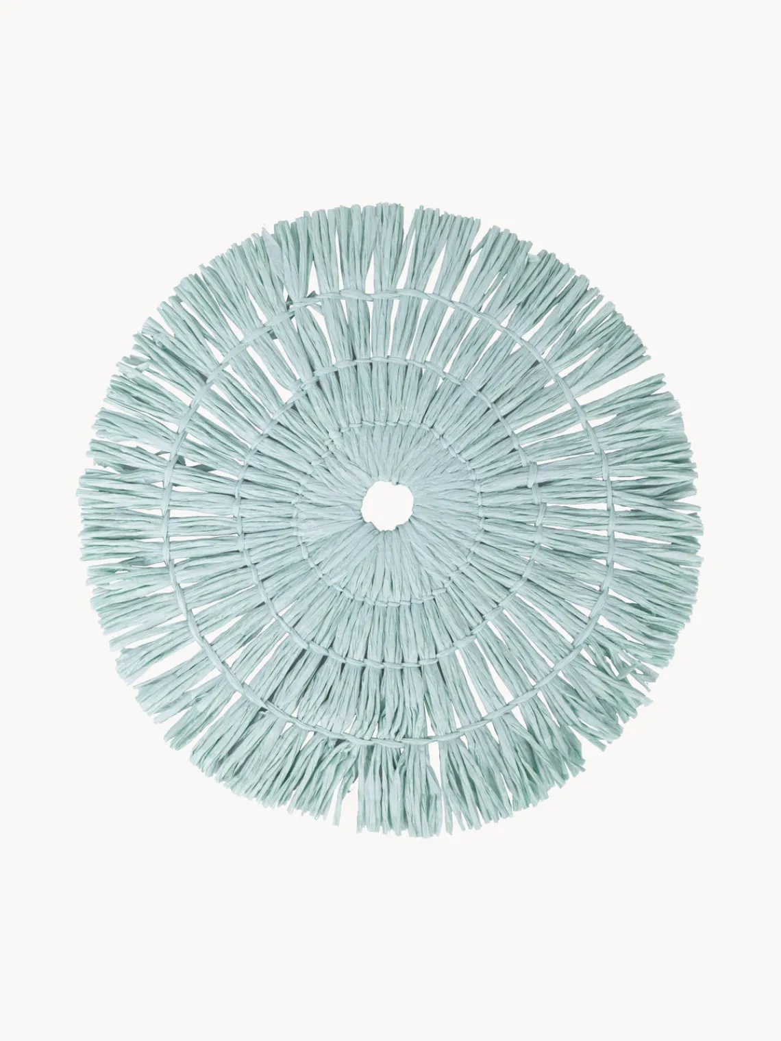 Outlet Villa D'Este Home Tivoli Sets de table faits à la main Tovaglietta, 4 élém. Blanc, taupe, vert turquoise, bleu