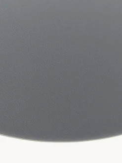 Sale ASA Selection Sets de table ronds en cuir synthétique Pik, 2 pièces Gris foncé