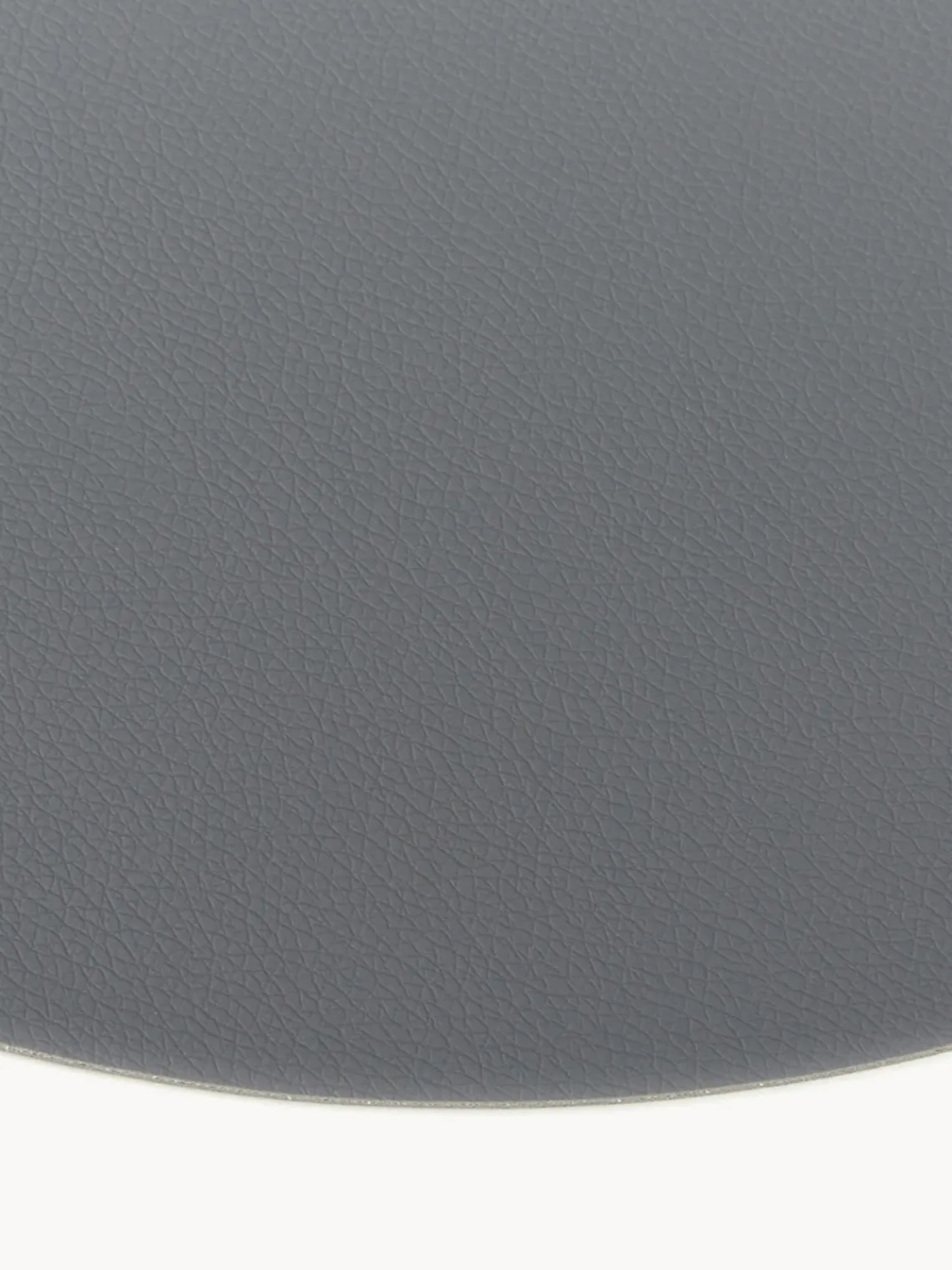 Sale ASA Selection Sets de table ronds en cuir synthétique Pik, 2 pièces Gris foncé