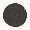 Fashion Södahl Sets de table ronds en jute Ash, 4 pièces