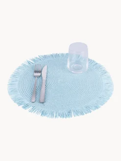 Online Villa D'Este Home Tivoli Sets de table Tovaglietta, 4 élém. Tons turquoise et bleus