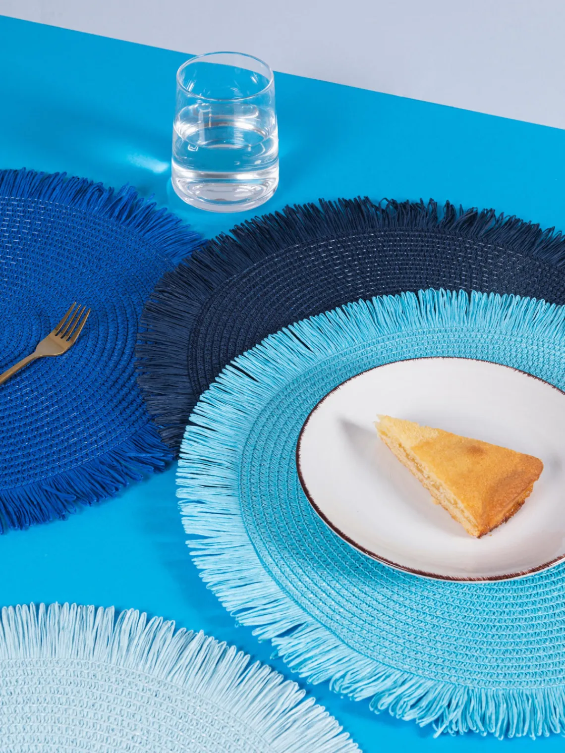 Online Villa D'Este Home Tivoli Sets de table Tovaglietta, 4 élém. Tons turquoise et bleus