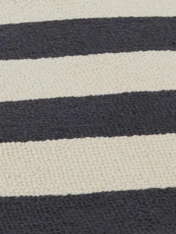 Hot Jotex Sets de table tuftés à la main Kio Stripe, 4 pièces Noir, blanc crème