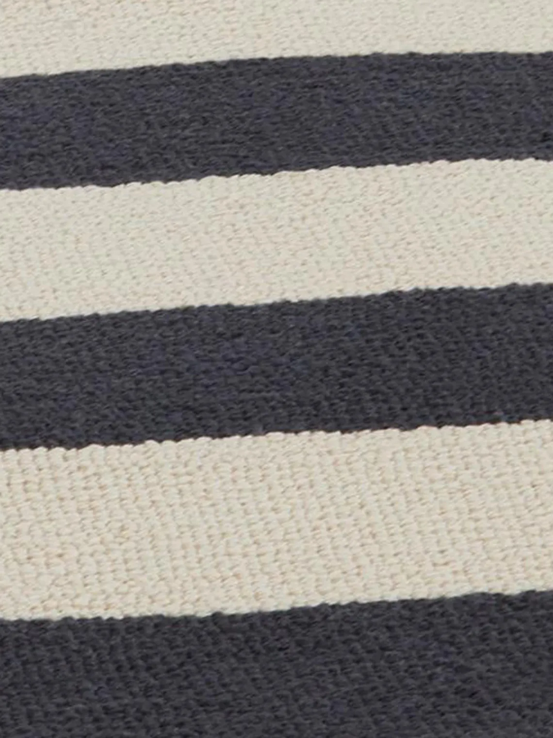Hot Jotex Sets de table tuftés à la main Kio Stripe, 4 pièces Noir, blanc crème