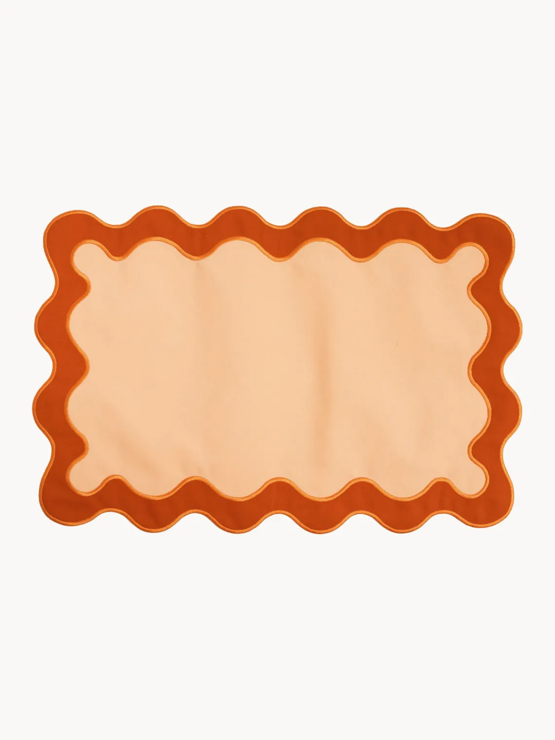 Discount Business & Pleasure Sets de table Wave, 4 élém. Pêche, terracotta