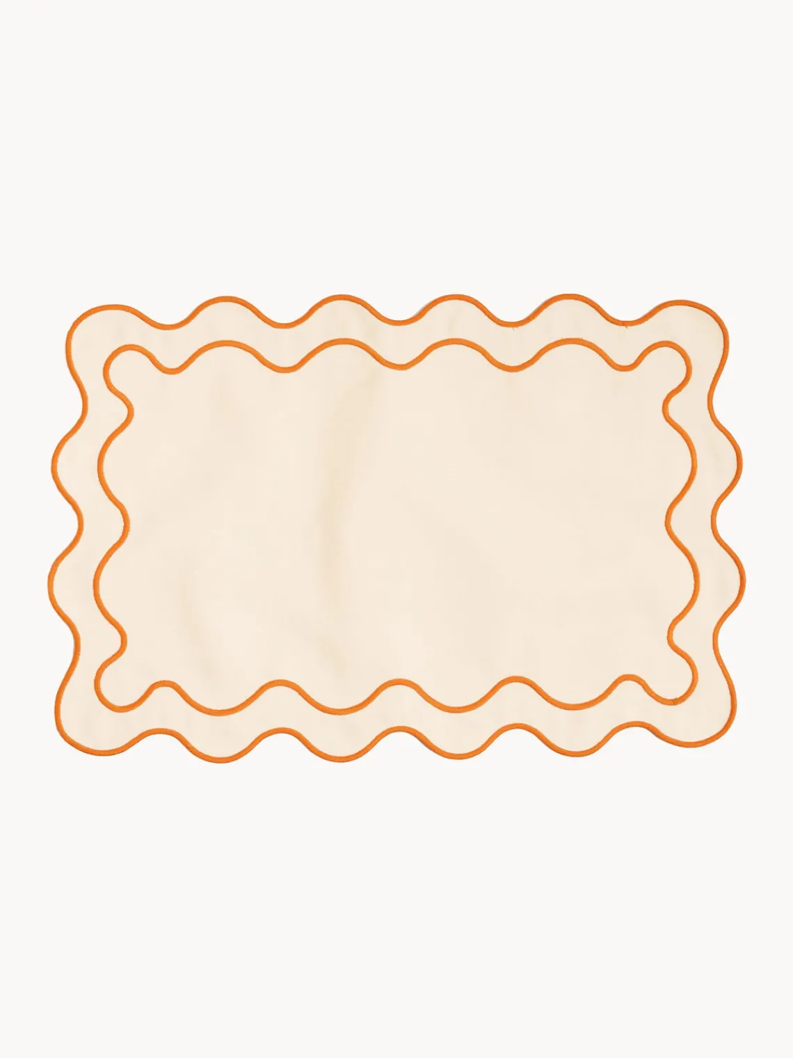 Discount Business & Pleasure Sets de table Wave, 4 élém. Pêche, terracotta