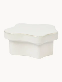 Hot Broste Copenhagen Socle décoratif artisanal Sonja, larg. 22 cm
