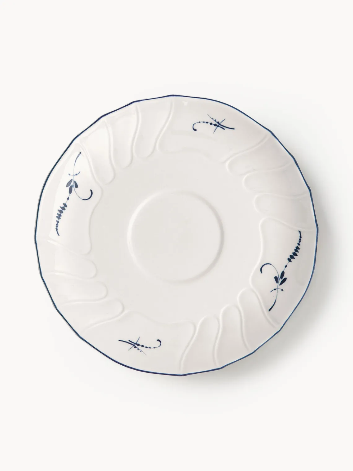 New Villeroy & Boch Sous-tasse en porcelaine Vieux Luxembourg