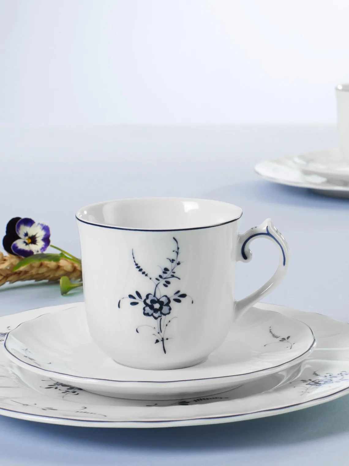 New Villeroy & Boch Sous-tasse en porcelaine Vieux Luxembourg