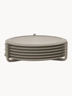 Discount Zone Denmark Sous-verres en silicone Plain, 6 élém.