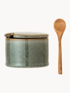 Clearance Bloomingville Sucrier avec cuillère en bois Pixie
