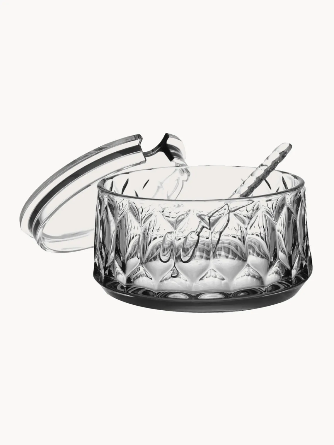 New Kartell Sucrier avec surface texturée Jellies Transparent