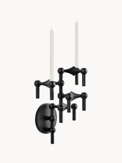 Sale STOFF Nagel Support mural pour bougeoir Noir, mat