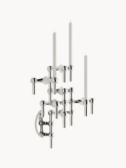 Outlet STOFF Nagel Support mural pour bougeoir Argenté, haute brillance