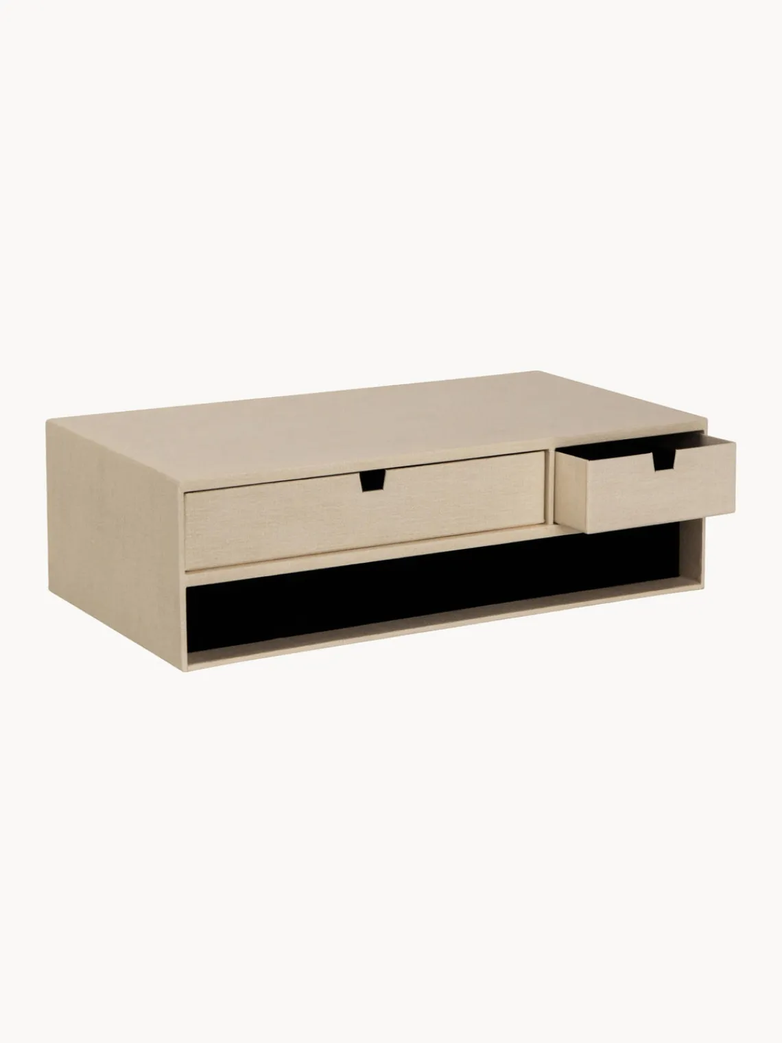 Hot Bigso Box of Sweden Support pour moniteur avec tiroirs Ted Beige clair
