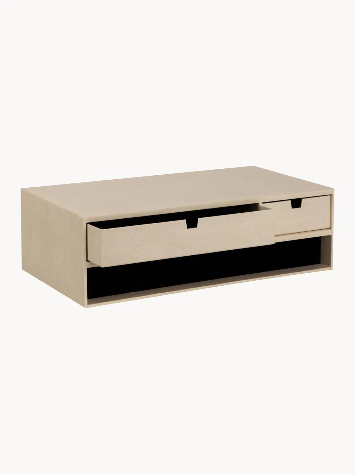 Hot Bigso Box of Sweden Support pour moniteur avec tiroirs Ted Beige clair