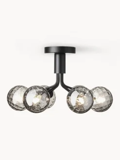 Online Nuura Suspension à boule de verre Apiales Noir, gris, transparent