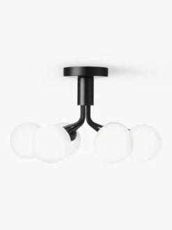 Online Nuura Suspension à boule de verre Apiales Noir, blanc