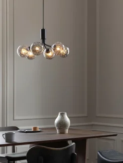 Best Nuura Suspension à boule de verre Apiales Noir, gris, transparent