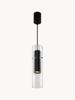 Best Maytoni Suspension Dynamics Transparent, noir, acier inoxydable