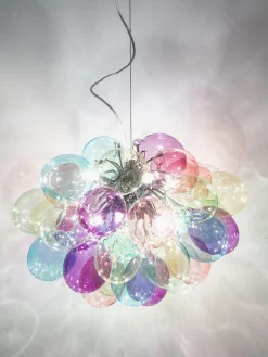 Best By Rydens Suspension grappe en verre Gross Multicolore