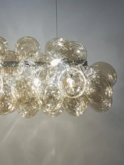 New By Rydens Suspension LED soufflée à la bouche Gross Bar