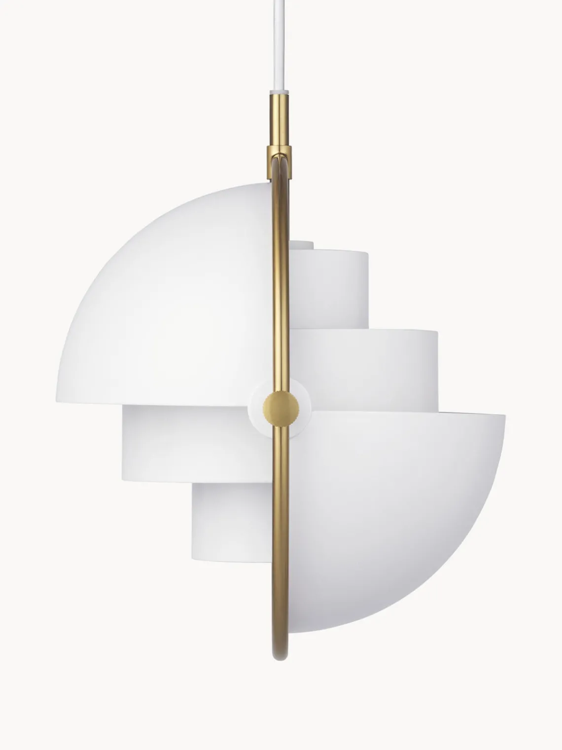 Sale GUBI Suspension Multi-Lite Blanc, laiton