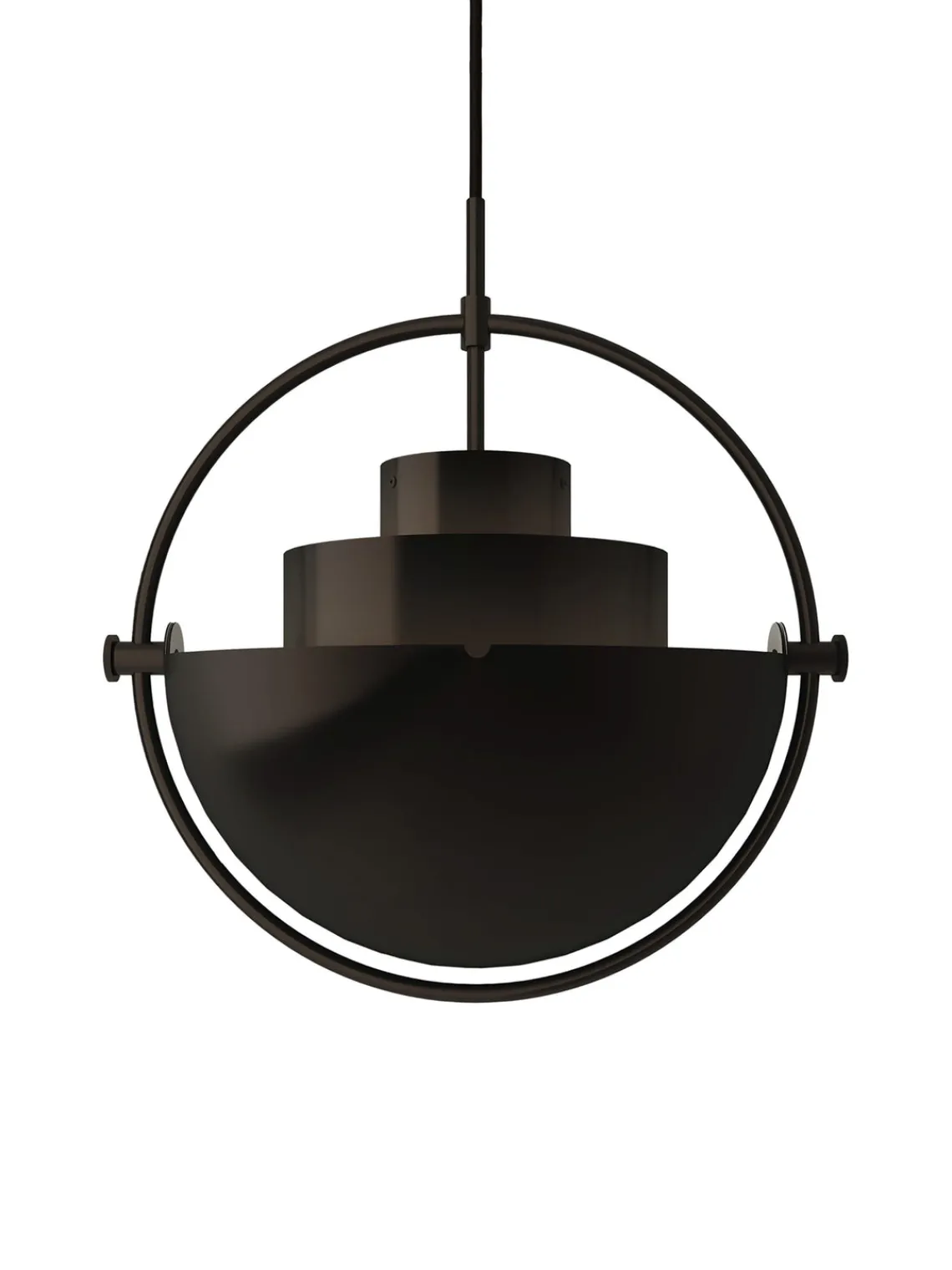 Outlet GUBI Suspension orientable Multi-Lite, tailles variées Noir, mat