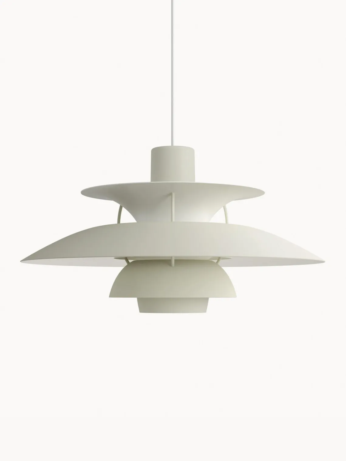 Clearance Louis Poulsen Suspension PH 5 Beige clair, blanc