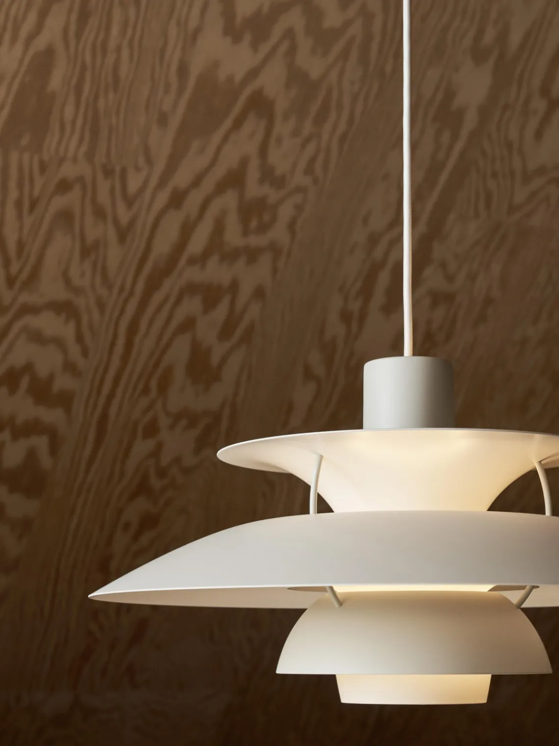 Clearance Louis Poulsen Suspension PH 5 Beige clair, blanc