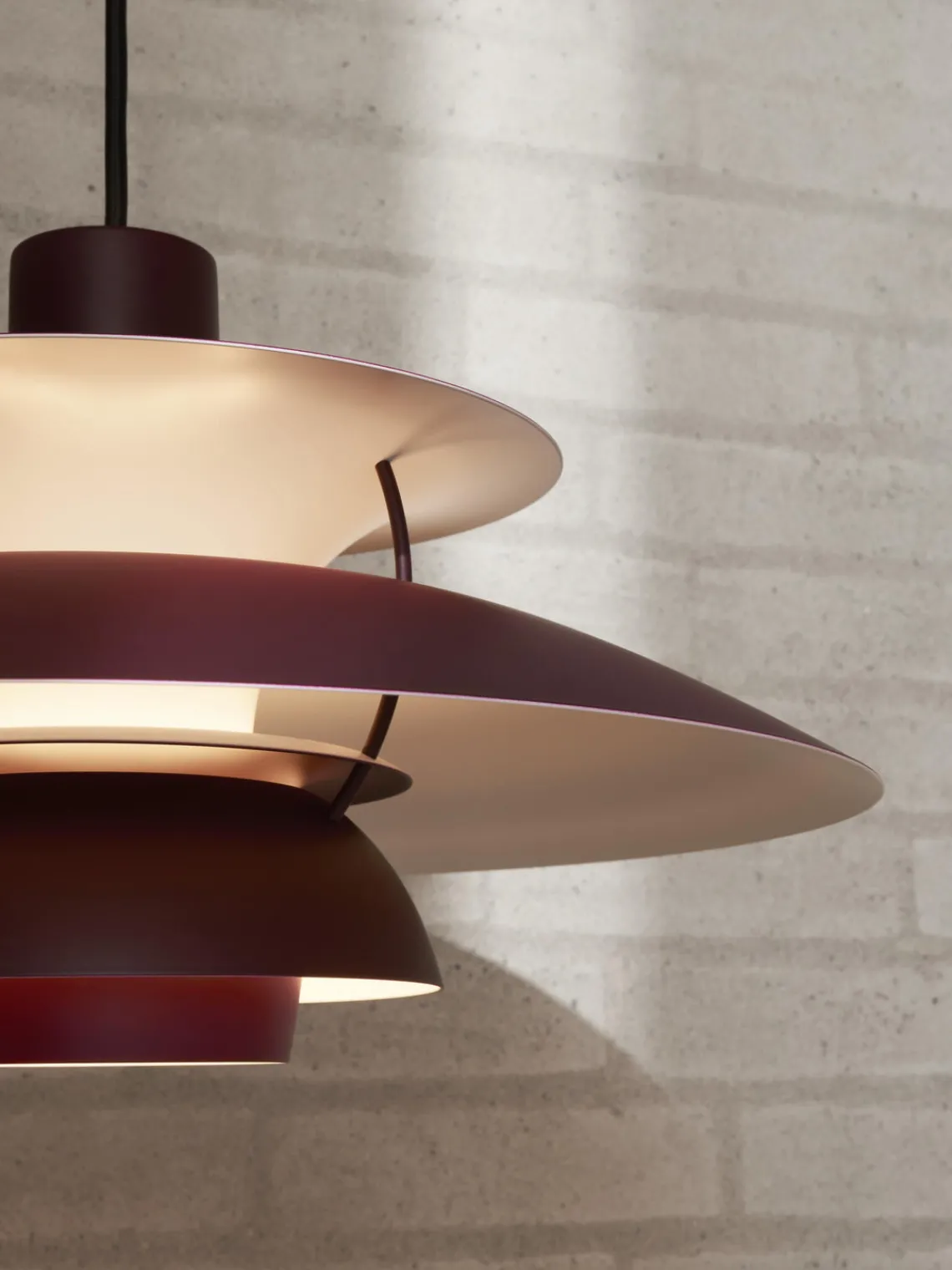 Clearance Louis Poulsen Suspension PH 5 Rouge, blanc